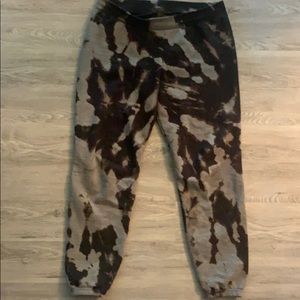 bleach dye sweatpants